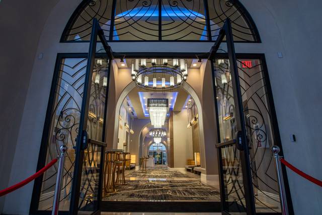Grand entrance