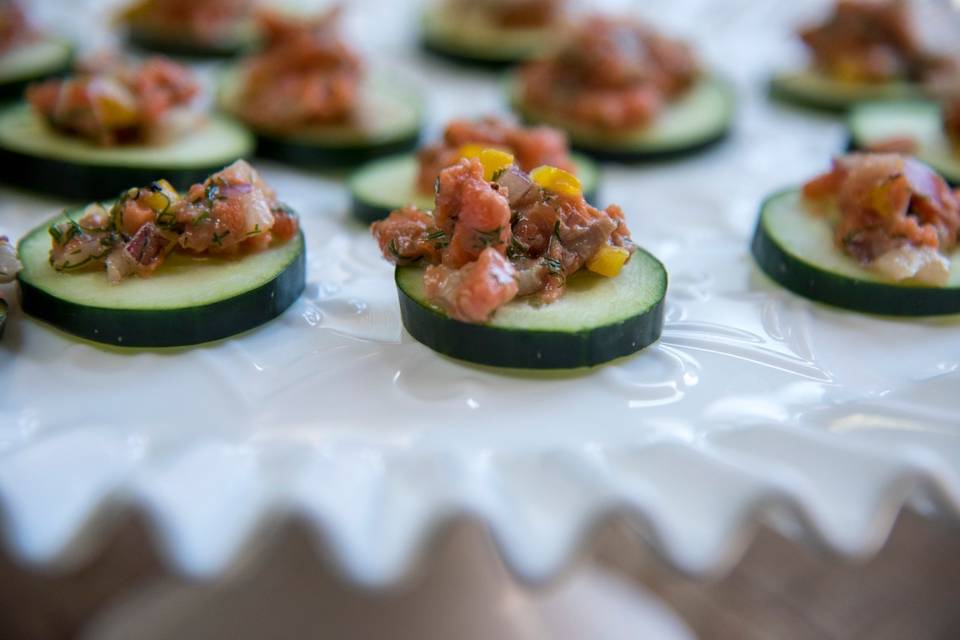 Salmon Canapes