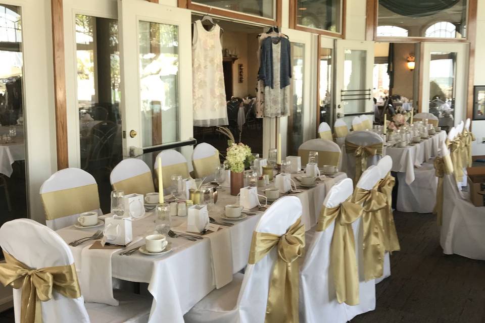 Beautiful Champagne sashes for a beautiful Bridal Shower