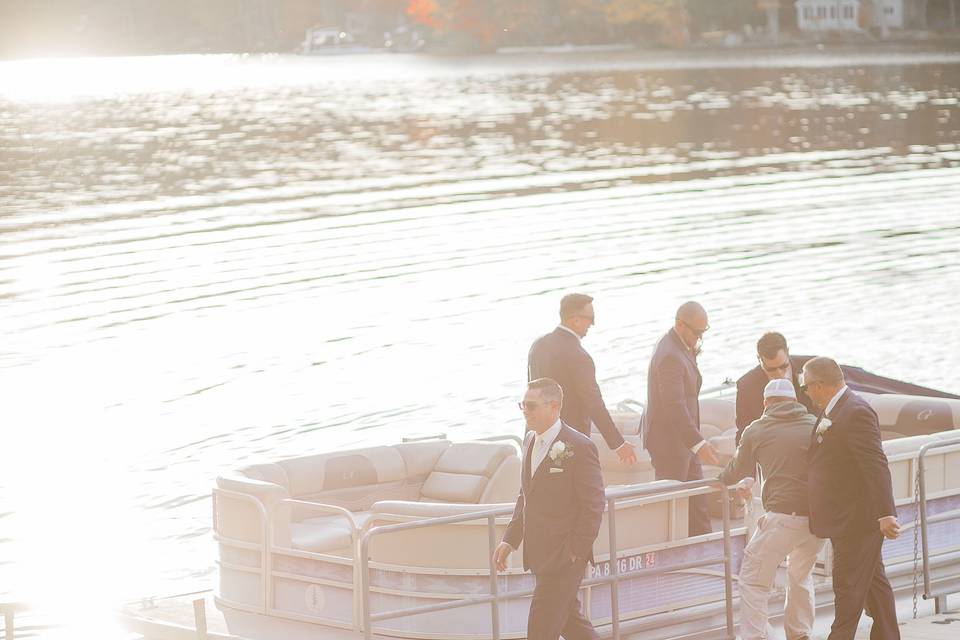 Ceremony Boat Arrival