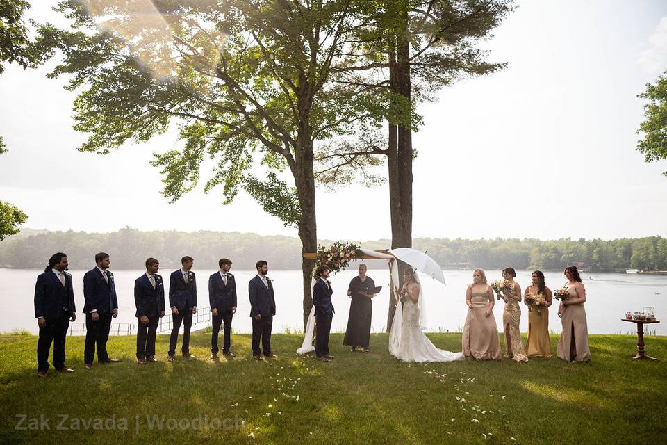 Lakeside Ceremony at The Inn