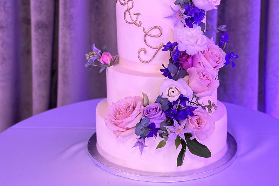 Cascade Cake Decoration