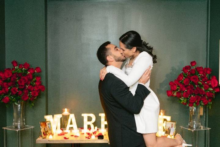 She said YES!