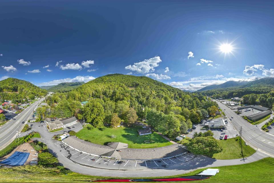 Aerial shot of Meadowlark