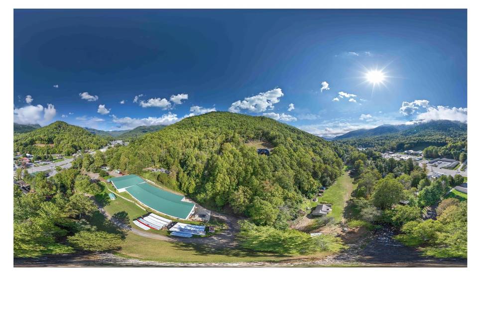 Aerial shot of Meadowlark