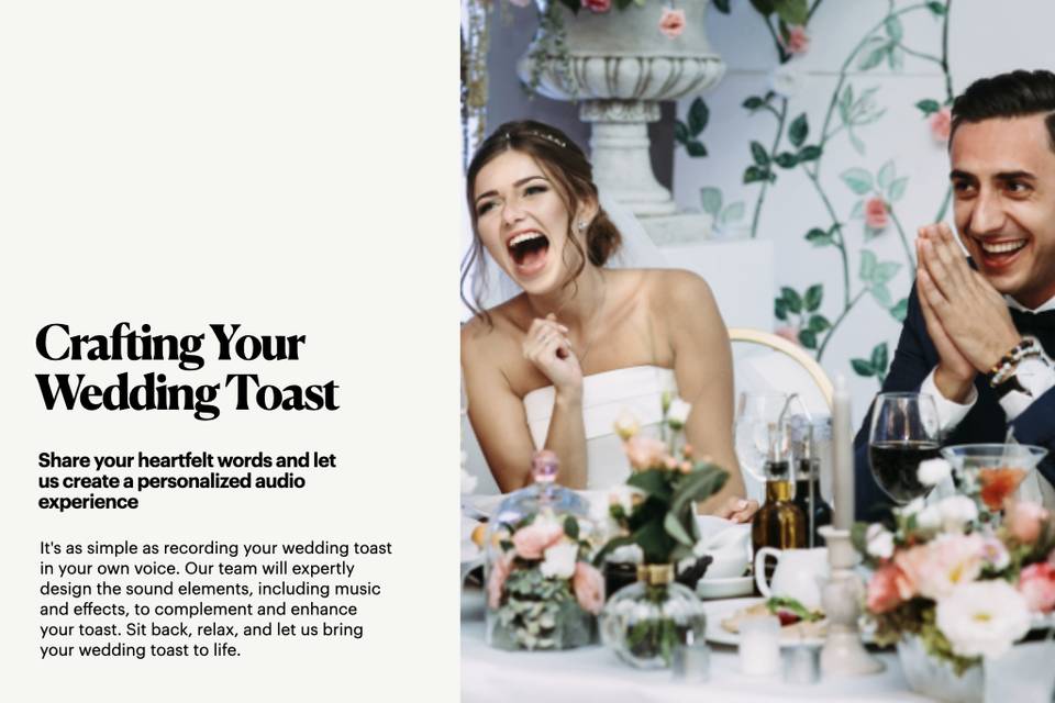 Crafting Your Wedding Toast