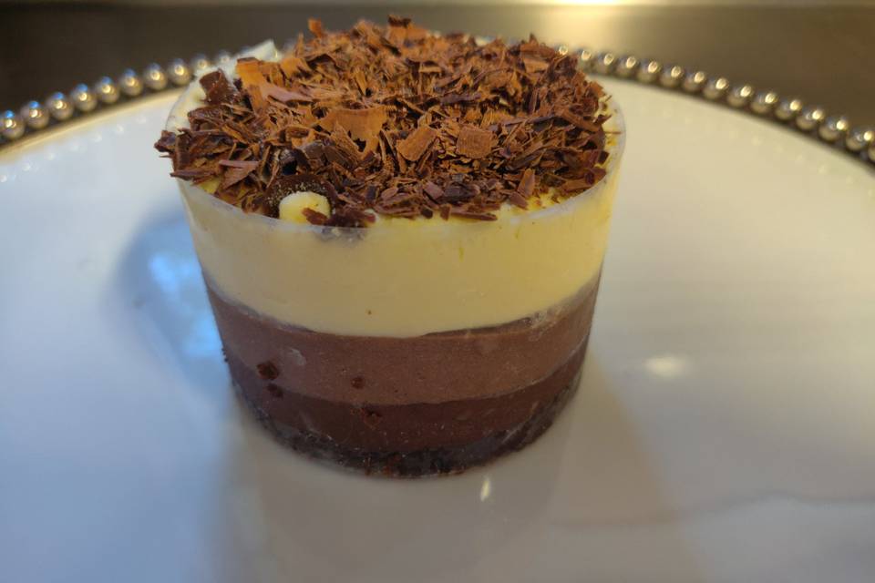 Chocolate mousse 3 ways