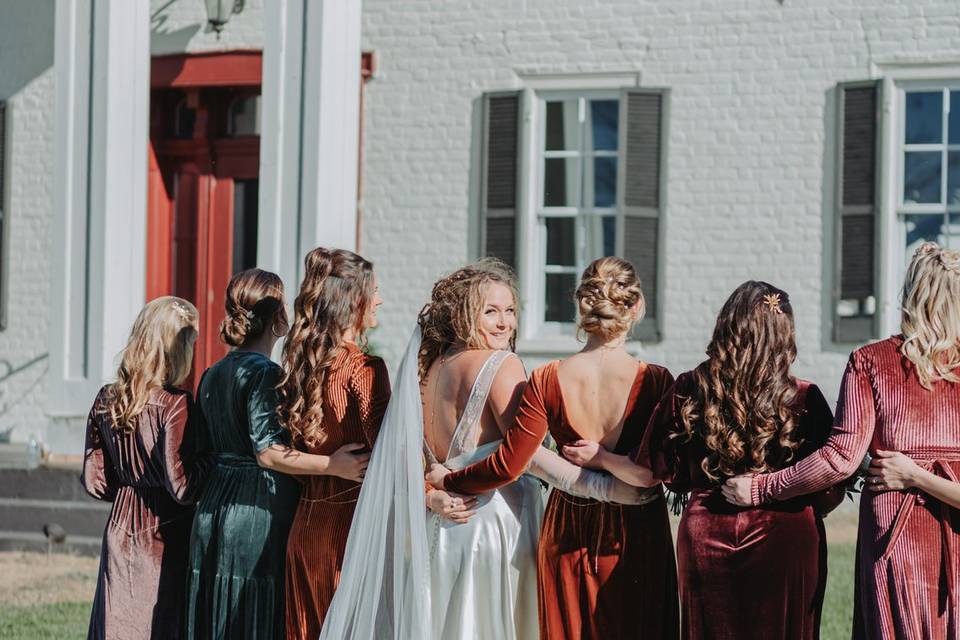 Bridesmaids at The Manor House