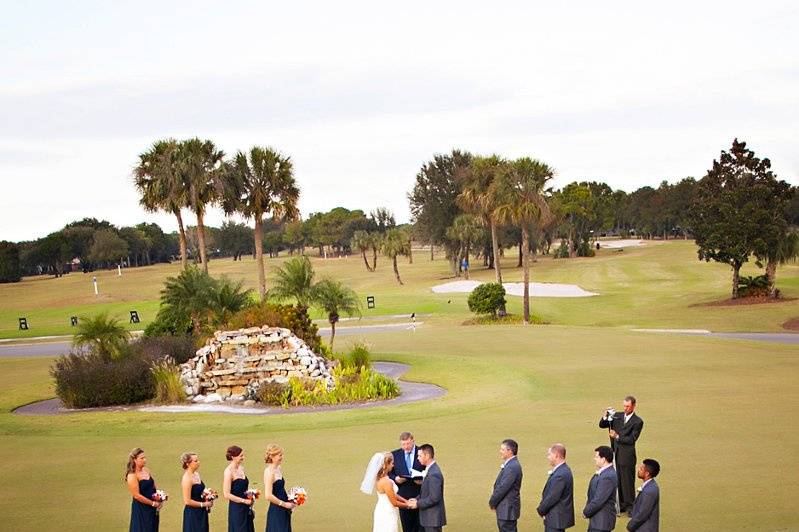 Outdoor wedding