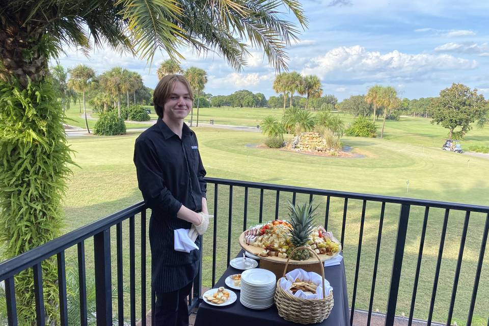 Cheese Display - Veranda View