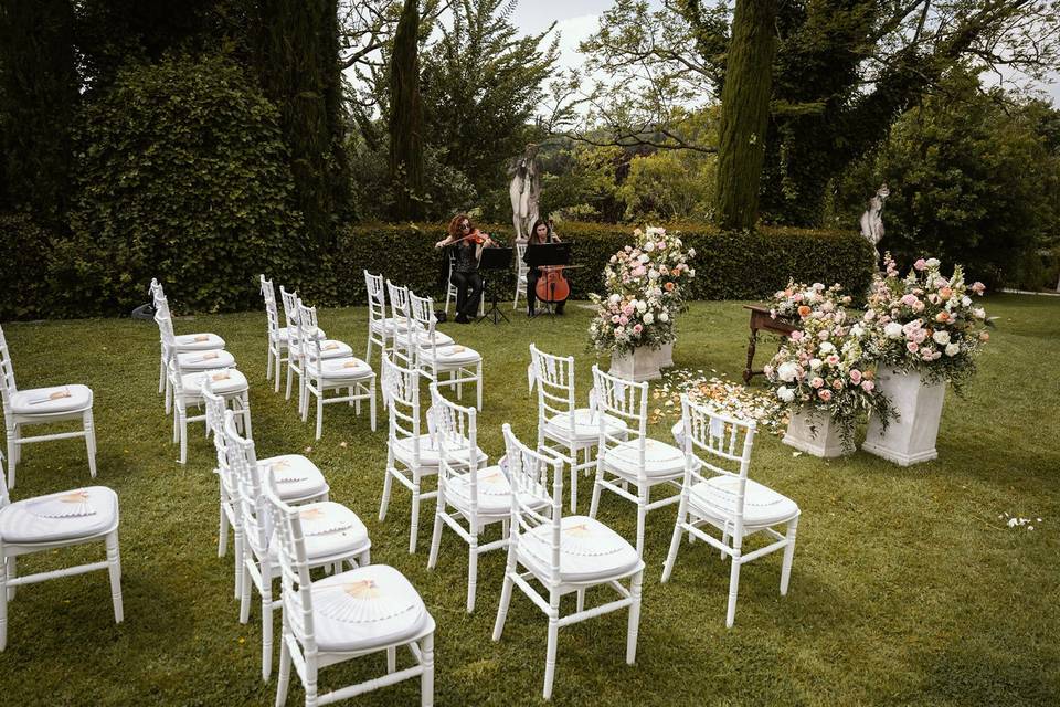 Ceremony in the garden