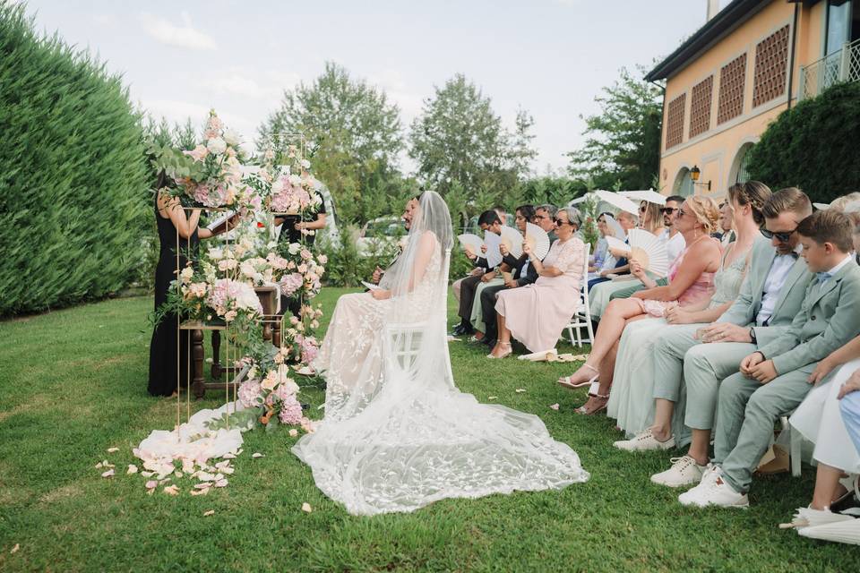 Ceremony panoramic garden