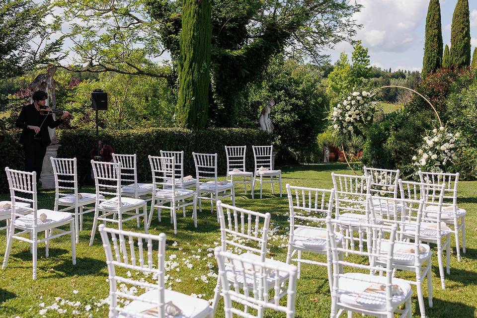 Ceremony in the garden
