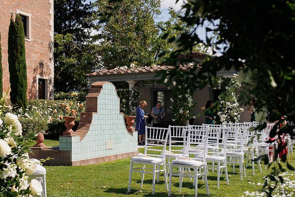 Ceremony in the garden