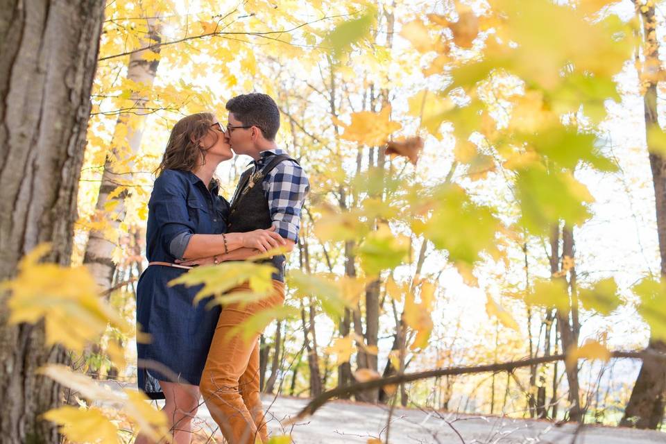 Fall engagement session