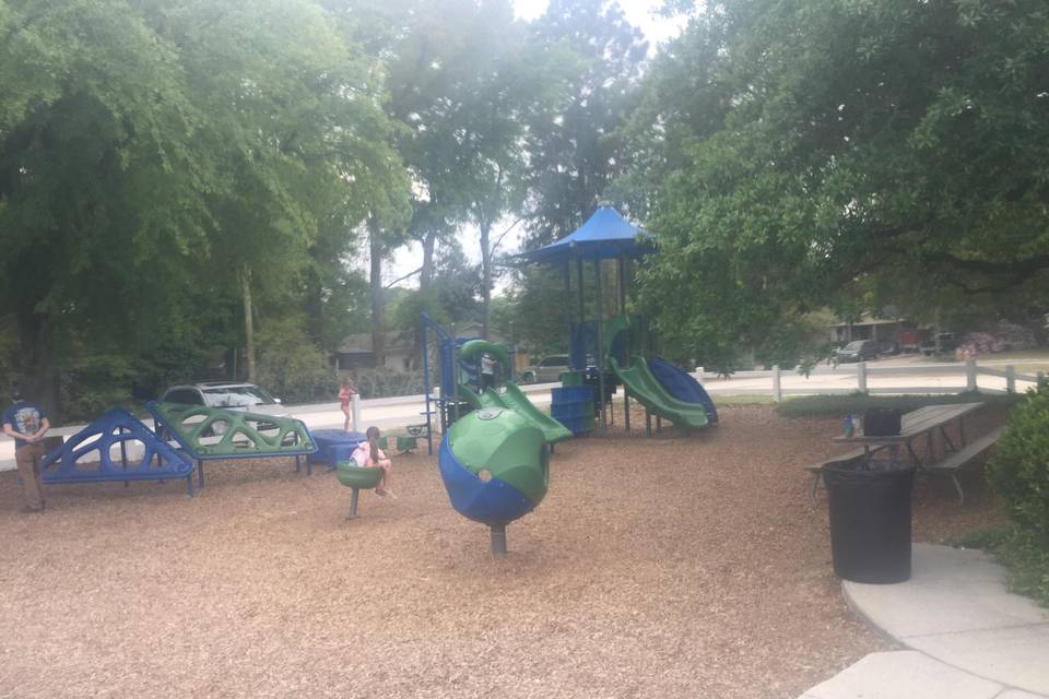 1 of 2 playgrounds next door