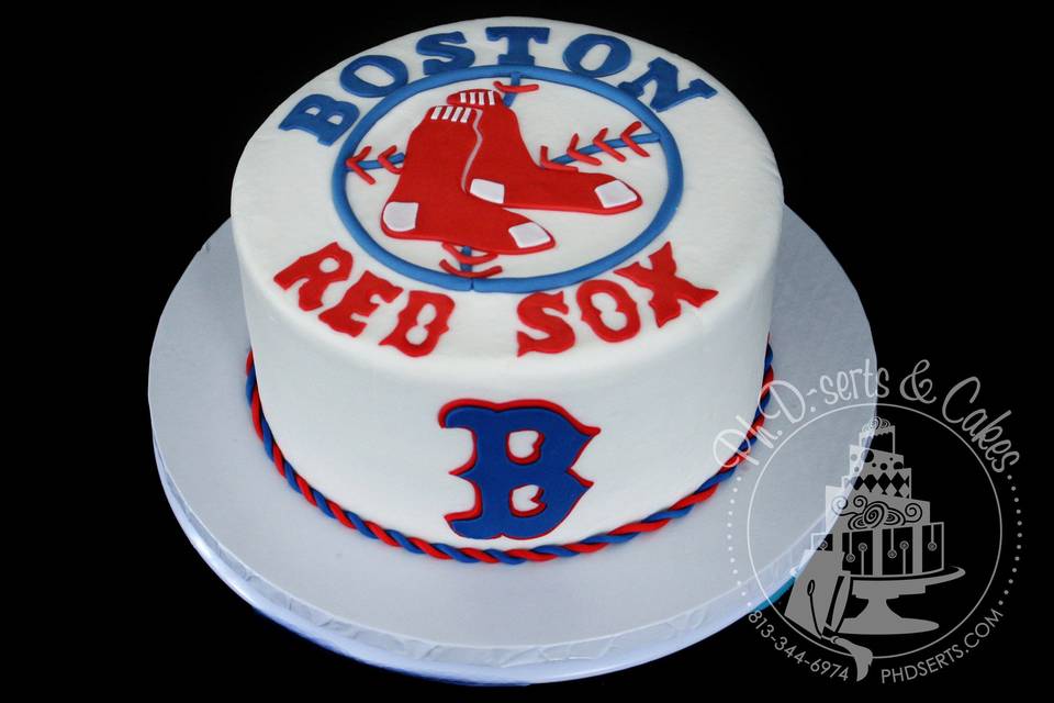 Boston Red Sox cake