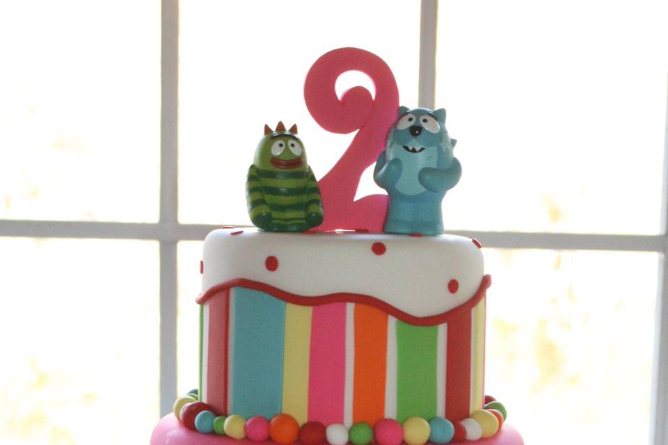 Yo Gabba Gabba birthday cake