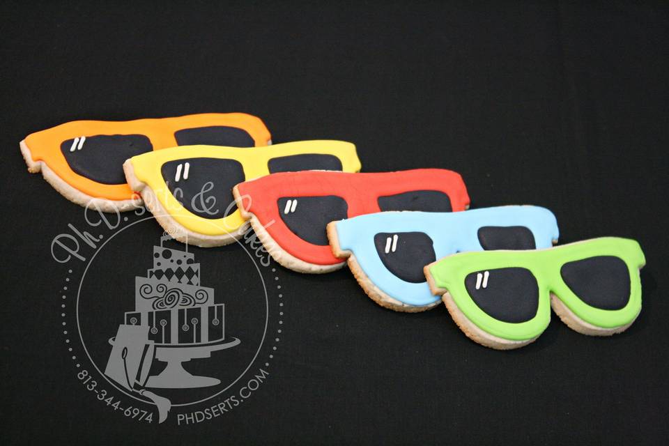sunglasses cookie favors