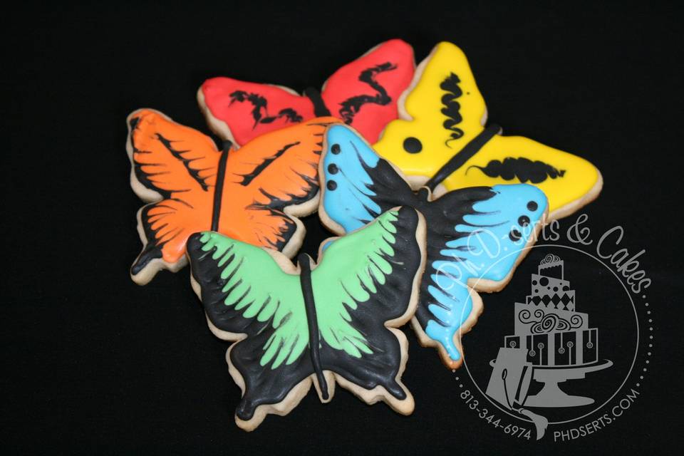 butterfly cookie favors