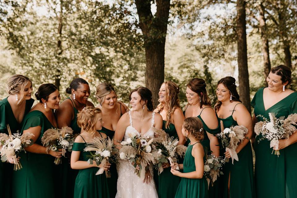 Bride & Her Maids