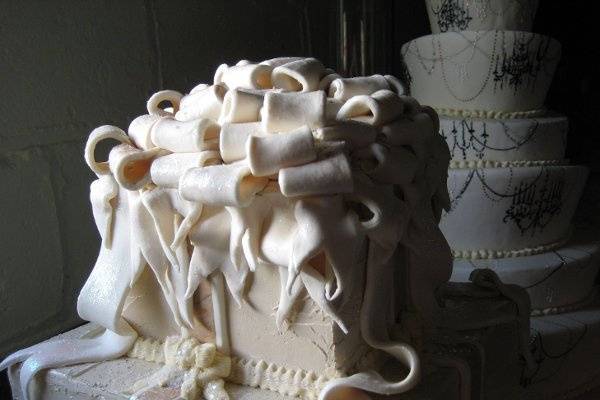 Sugar Ribbon Cake by Queen Anne's Lace Cakes