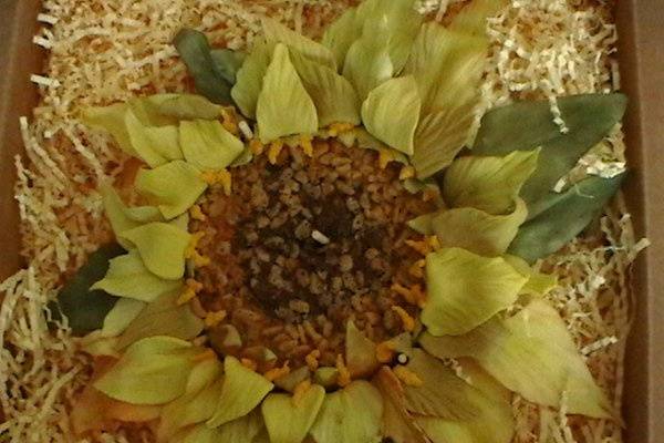 Sugar Sunflower Cake Topper