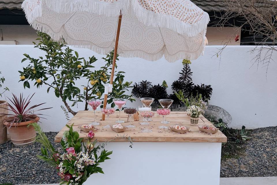 Donut Cart + Umbrella