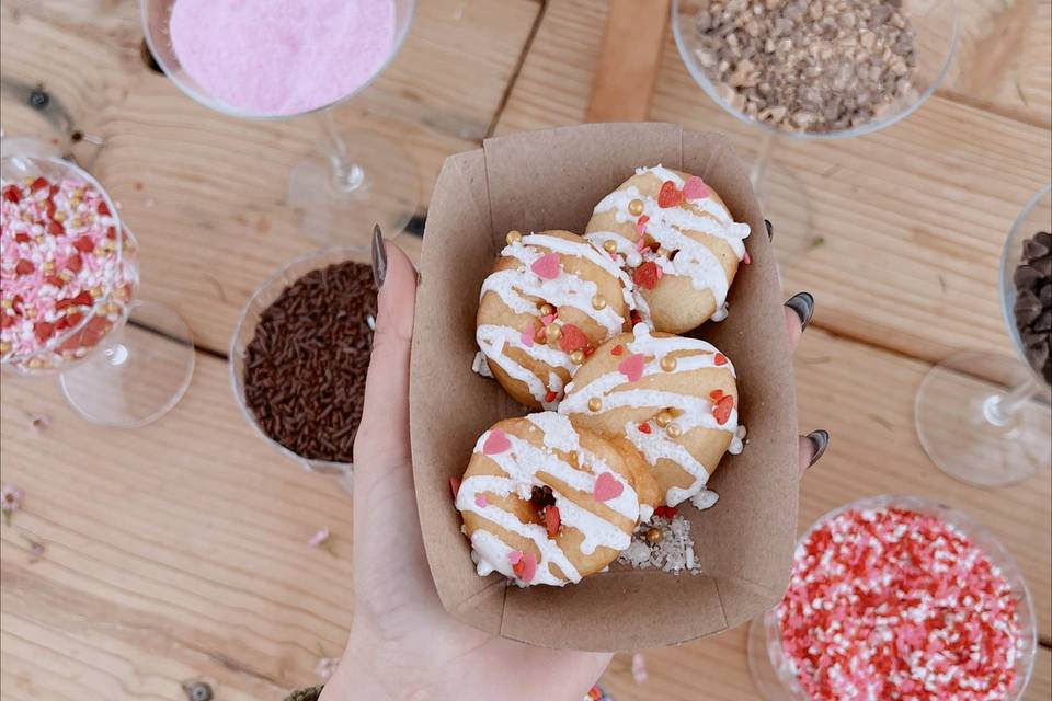 Decorated Mini Donuts