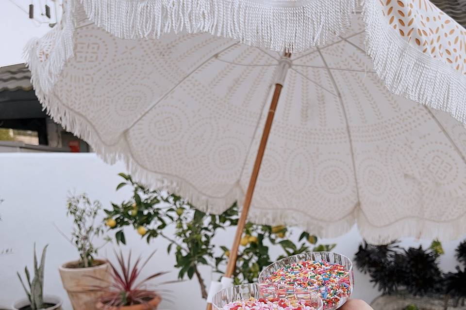 Donut Cart + Umbrella