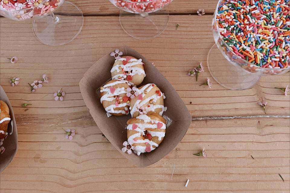 Decorated Mini Donuts