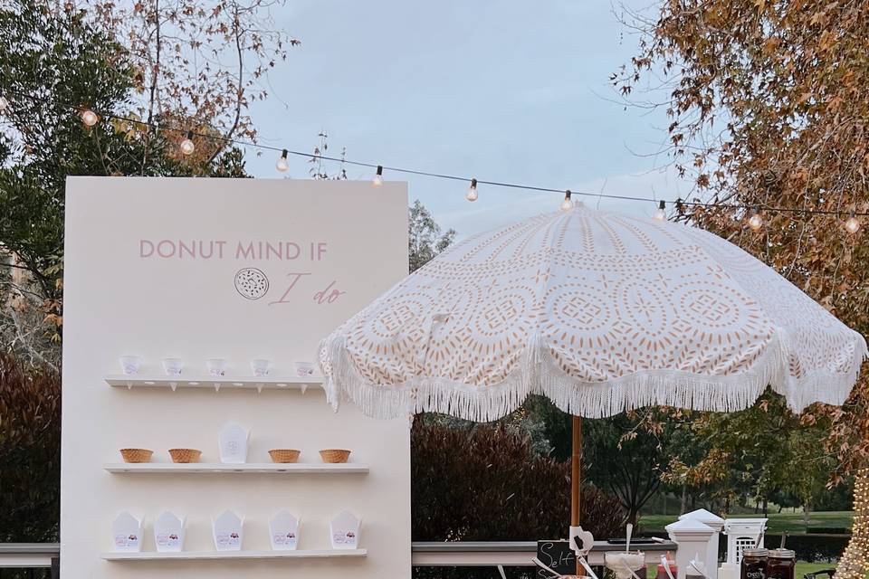 Donut Cart + Umbrella