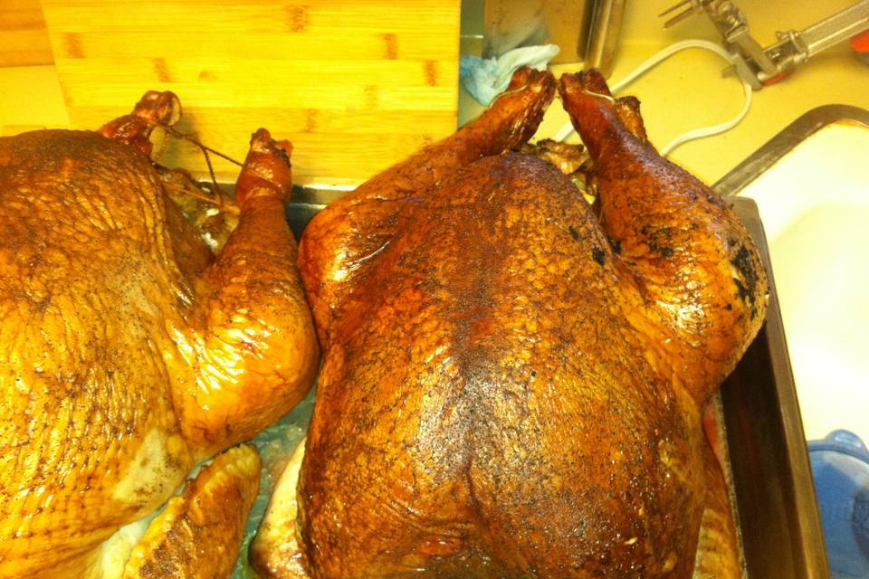 Slow smoked twins!