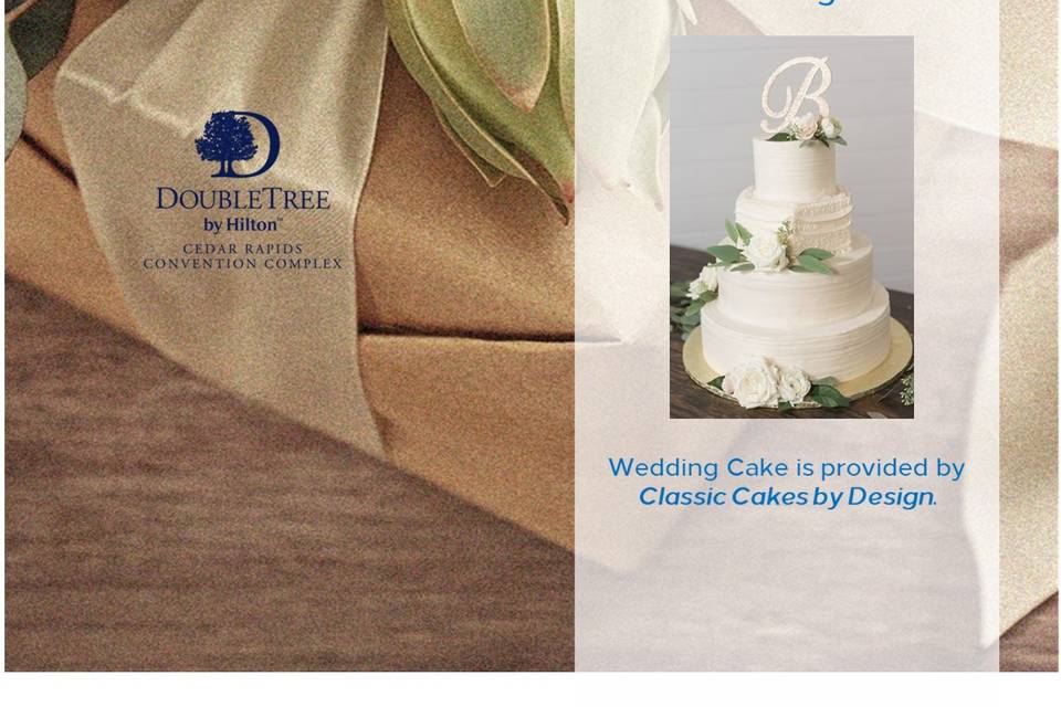 Complimentary Wedding Cake