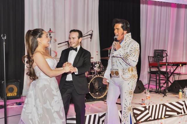 Bride and Groom LOVE Elvis!