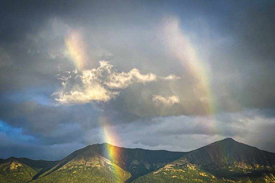 Rainbow over Mt. Tanalian