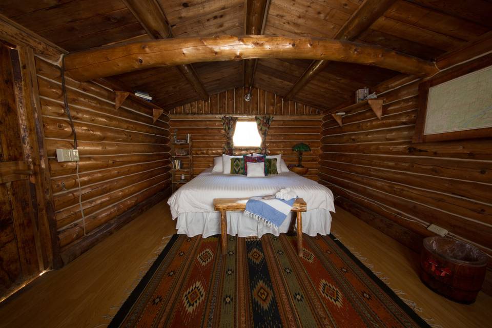 Inside Cabin 1 - King bed