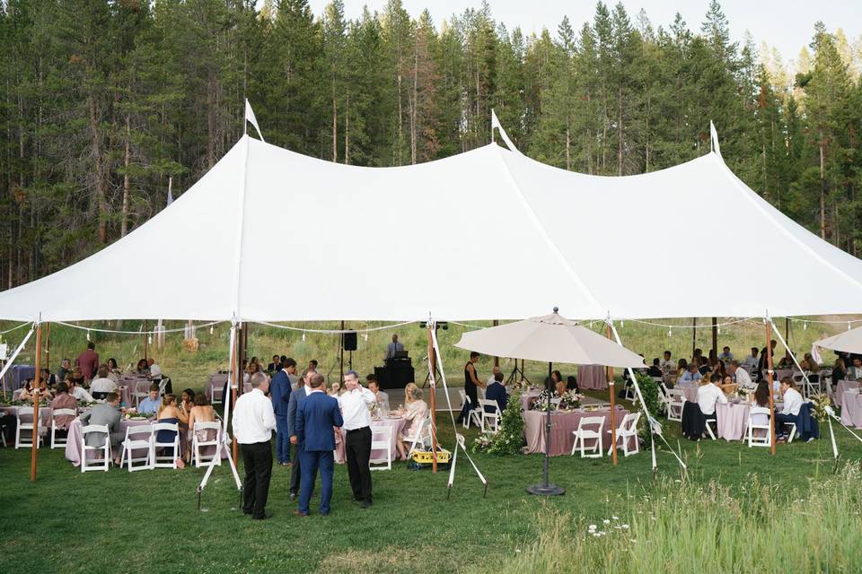 Galena Lodge Wedding Tent