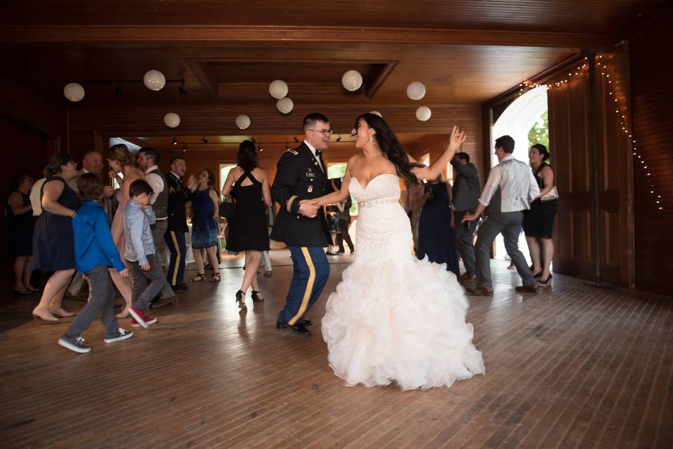 Reception in Carriage Barn