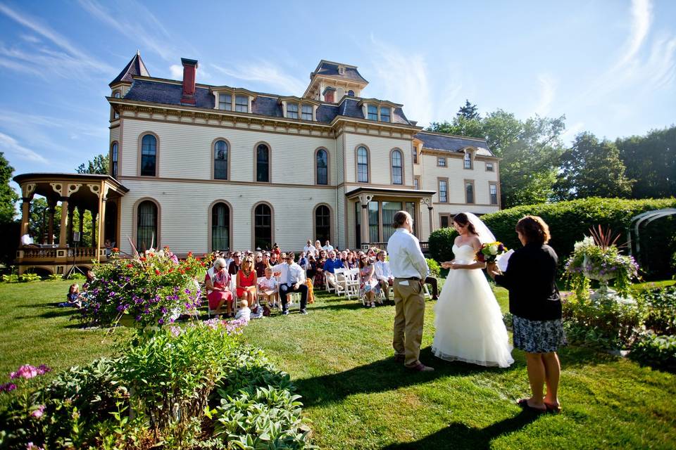 Ceremony in the garden