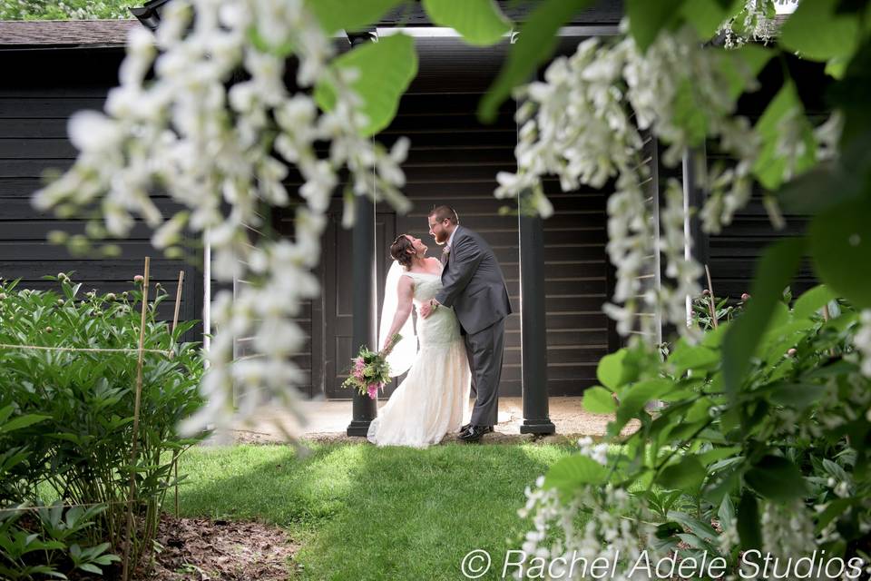 Couple in garden