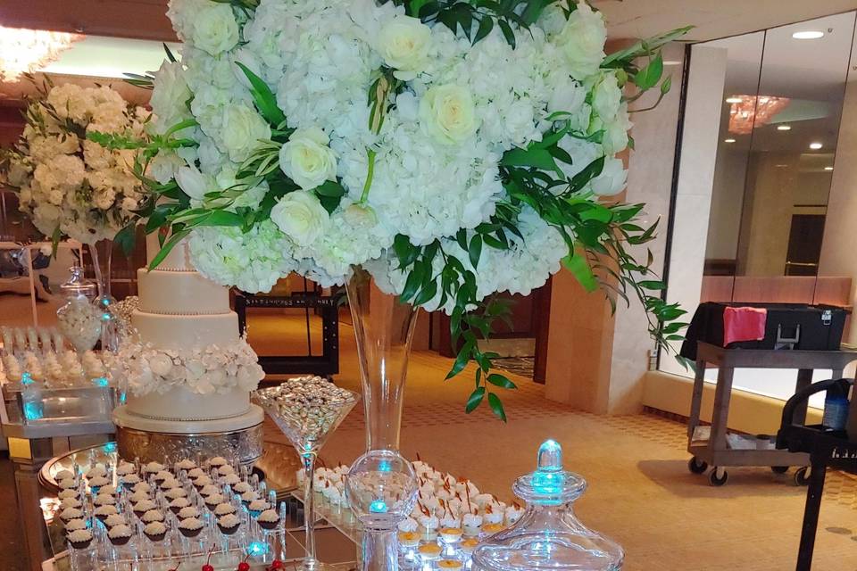 Wedding dessert table