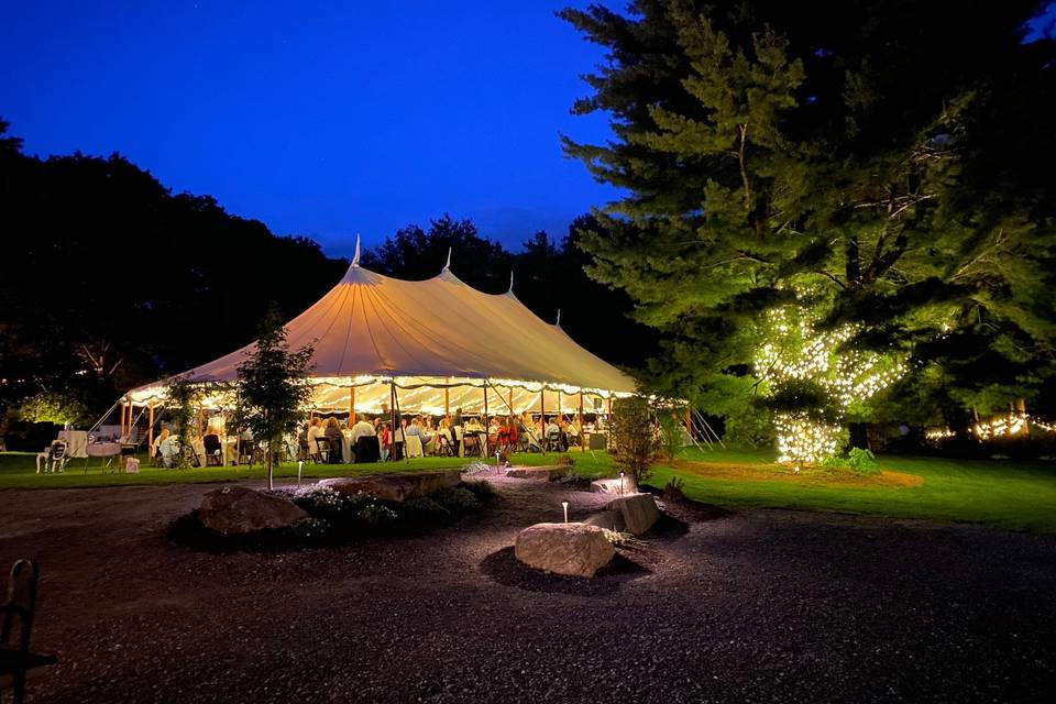 Tent and Tree Lighting