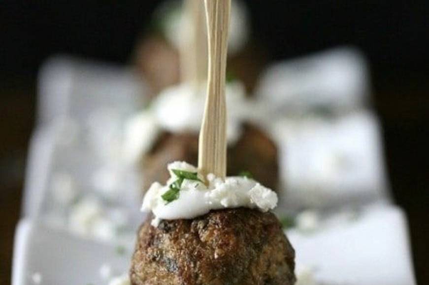 Lamb Meatball Appetizer