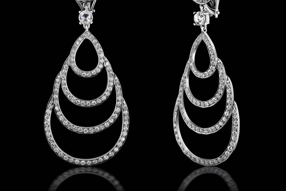 Diamond Drop Earrings