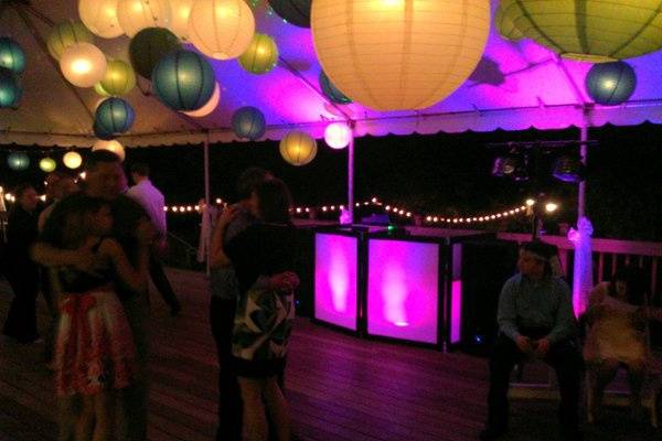 Wedding reception, under tent - Issaquah, WA - July 2011