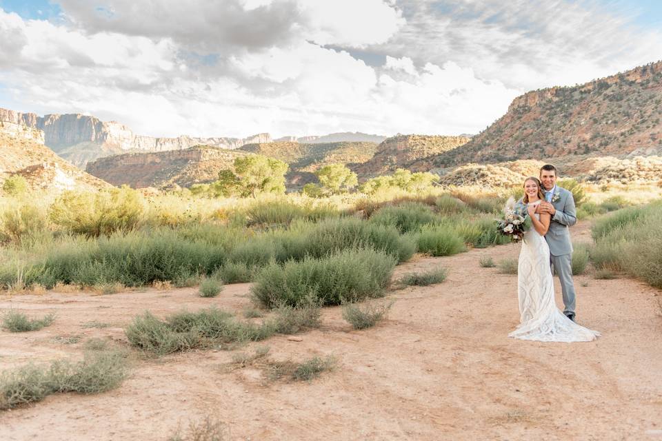 Wedding Portraits- Zion Oasis