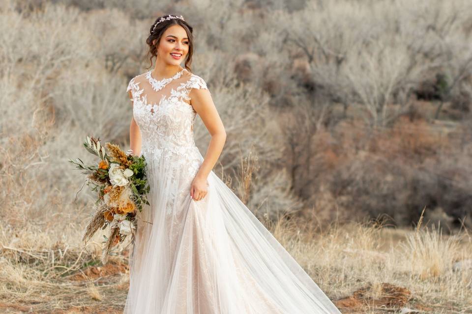 Bridal Portrait- Zion Chalet