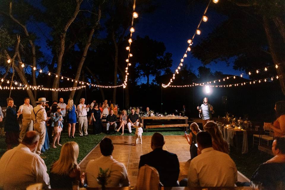Backyard reception - Villa