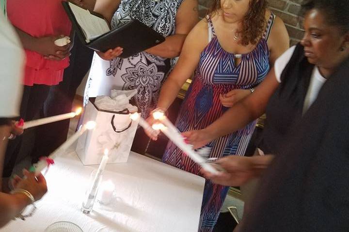 Child Baptism-Lighting of candles